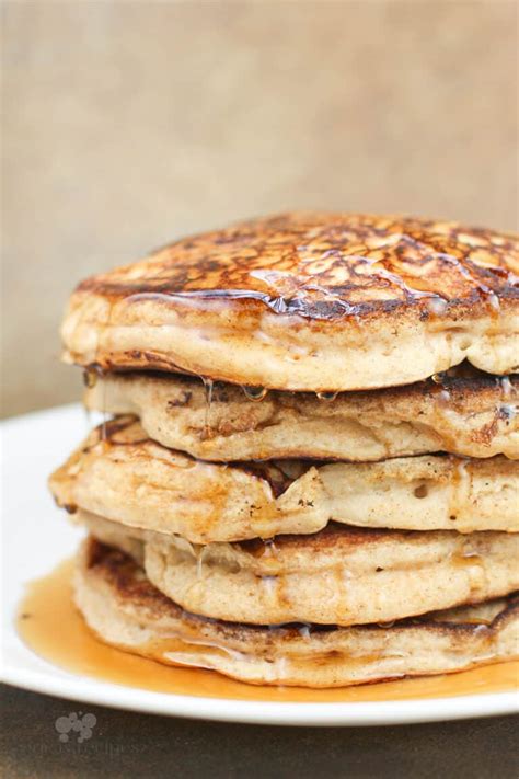 Cinnamon Applesauce Pancakes Ericas Recipes