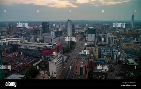 Birmingham skyline night uk hi-res stock photography and images - Alamy