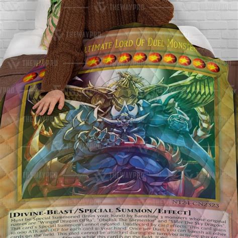 HOT Anime YGO Egyptian The Ultimate Lord Of Duel Monster Luxury Quilt Express Your Unique