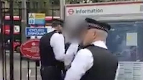 Police Shouted At For Not Wearing Masks As They Arrest Teen With Knife