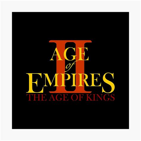 "Age of Empires 2 Logo" Photographic Print by SnippyPie | Redbubble