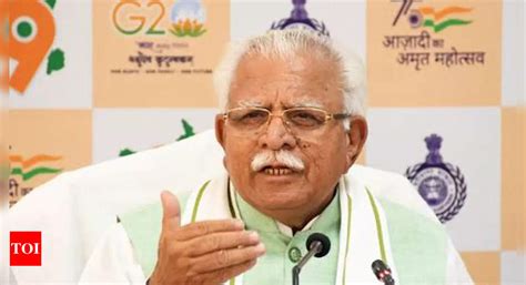 Discipline Is The Fundamental Pillar Of Good Governance Haryana Cm