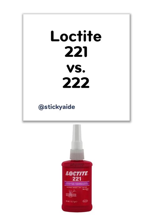 Loctite 221 Vs 222 In Depth Comparison Trong 2024