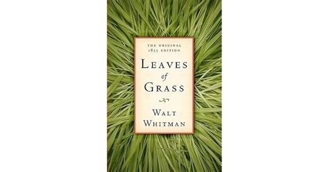 Leaves Of Grass The Original 1855 Edition By Walt Whitman