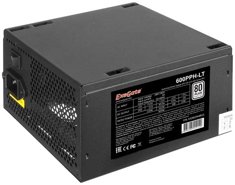 Купить Блок питания компьютера EXEGATE PPH-LT 80 PLUS EX282044RUS-OEM ...