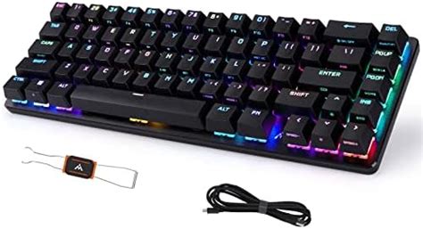 Tieti Clavier M Canique Filaire R Tro Clairage Rvb Disposition Ultra