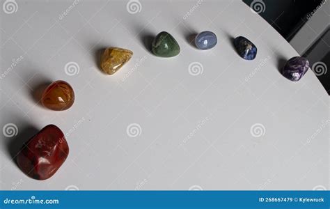 Chakra Stones stock image. Image of precious, light - 268667479