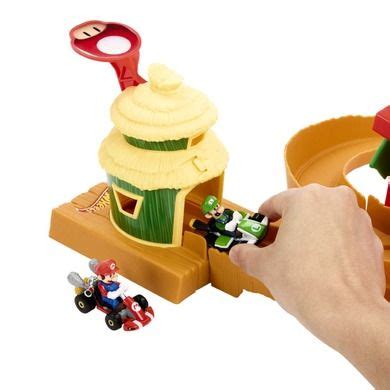 Hot Wheels Mario Kart Wyspa Donkey Konga Zestaw Do Zabawy Smyk