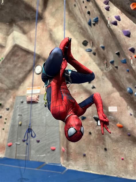 Halloween At The Climbing Gym R Spiderman