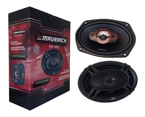 Juego De Parlantes Para Auto X Maverick V As W Audio Color Negro