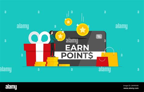 Earn Points Concept For Loyal Customers Loyalty Program And Get