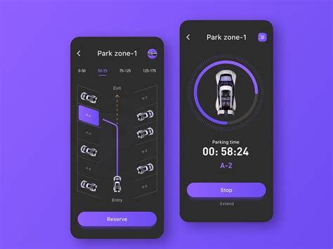 Car Parking App – car | Parking app, Mobile app design inspiration ...