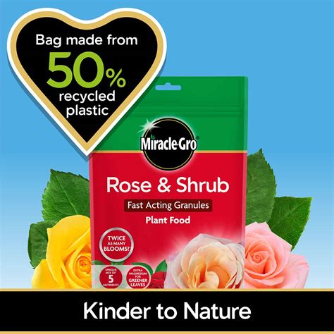 Miracle Gro® Rose And Shrub Fast Acting Granules Plant Food 750g Pouch