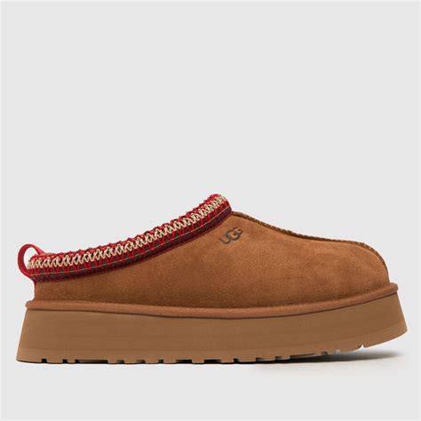 UGG Tazz Platform Slippers In Tan - ShoeFreak