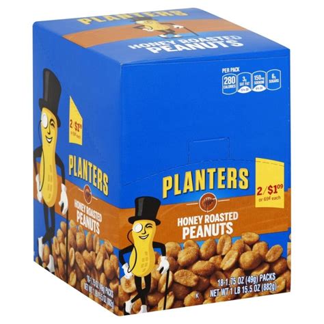 Planters Honey Roasted Peanuts Us Foods Chefstore