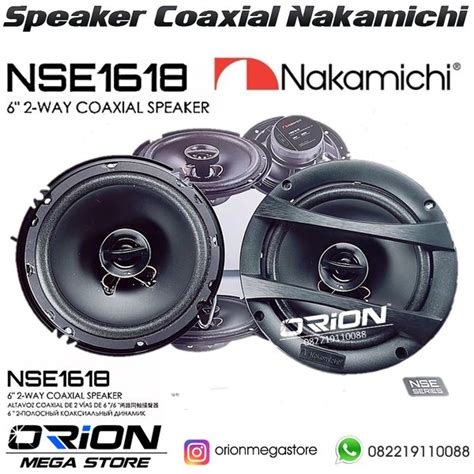 Jual Speaker Coaxial Nakamichi NSE 1618 Original Di Lapak Orion Mega