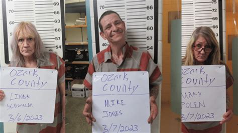 Ozark County Sheriffs Department Reports 3 Arrests E Communications