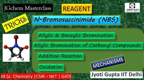 N Bromosuccinimide NBS Reagent Application Mechanism Organic