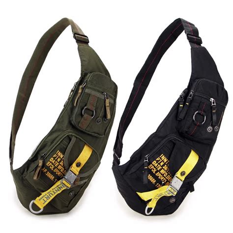 High Quality Waterproof Nylon Men Cross Body Messenger Shoulder Bag