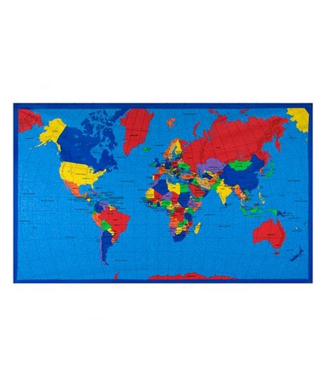 Joann Stores Novelty Cotton Fabric World Map Panel Joann