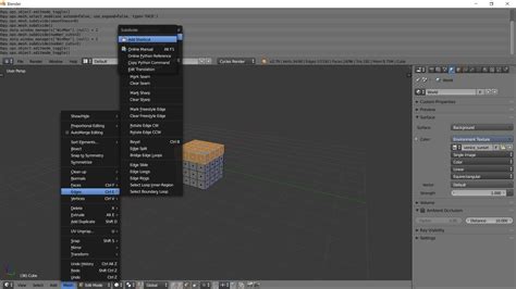 Modeling Is There A Hotkey To Subdivide Geometry Blender Stack