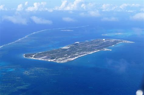 Aerial View Of Johnston Atoll In 2003 This Former Military Base Was