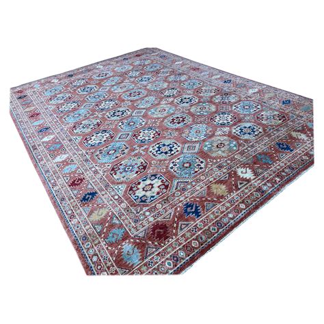 Hand Knotted Afghan Rug Premium Hand Spun Afghan Wool Fair Trade For