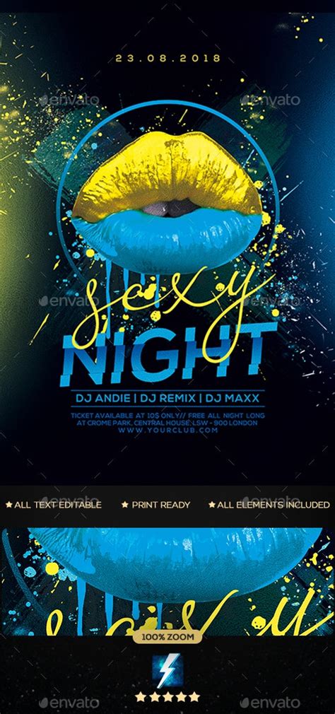 Sexy Night Party Flyer By Sparksz Graphicriver