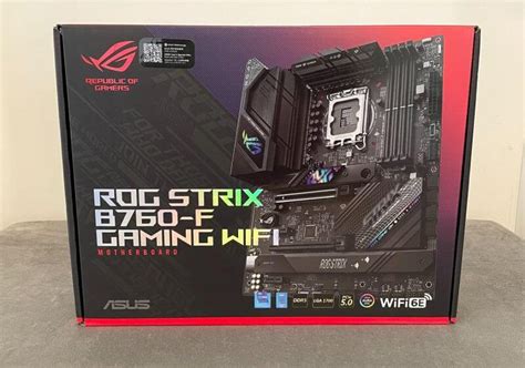 ASUS ROG STRIX B760 F Gaming WIFI Motherboard Review