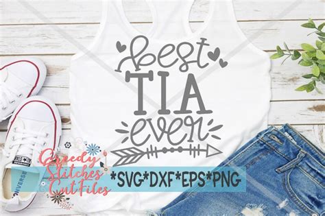 Best Tia Ever Svg Mothers Day Svg Mothers Day Etsy