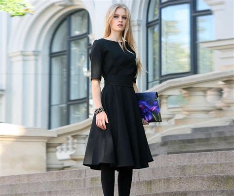 elegant black cocktail dress | Dresses Images 2024