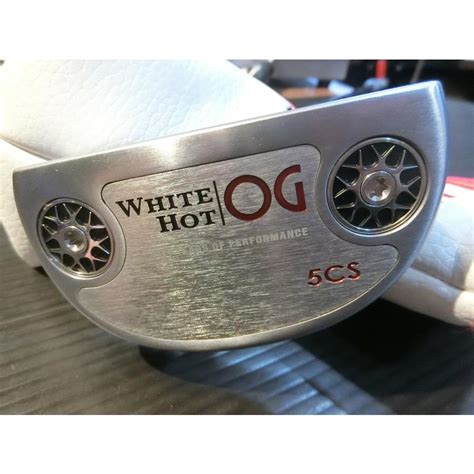 WHITE HOT OG オデッセイ ODYSSEY ホワイトホット CS インチ オデッセイカスタム ヘッドカバー付き 中古パター