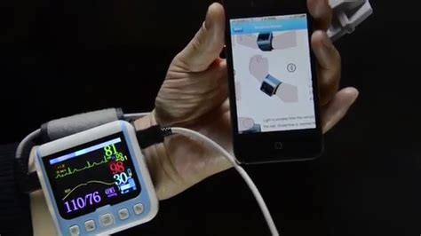 Smart patient monitor with iOs connection SpO2,ECG,TEMP,RESP - YouTube