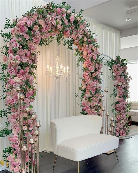 Floral Backdrop for Wedding Decor