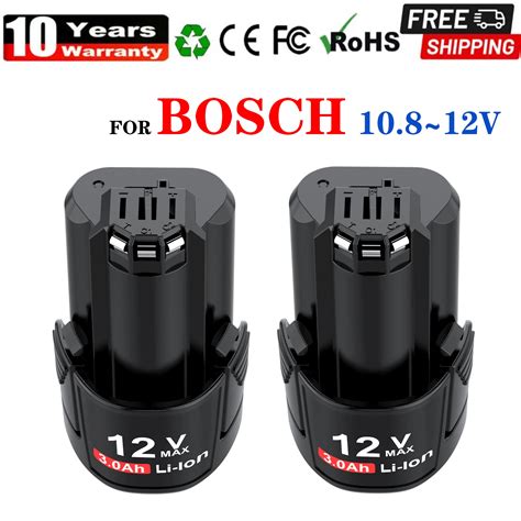 FOR-Bosch-Replacement-Battery-12v-3000ma-BAT412-BAT412A-BAT413-BAT413A ...