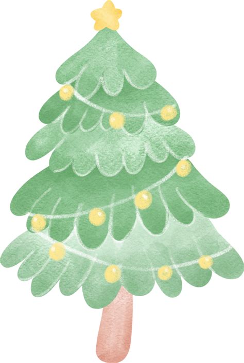 Cute Christmas Tree 31762577 PNG