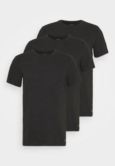 Jack And Jones Jacbasic Crew Neck Tee 2 Pack Undertrøye Blacksvart