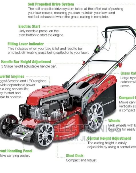 Superb Leo Lawn Mower Lm Z L In Hp Ltrs Fuel Tank In Accra