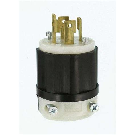 30 125 250 Volt Locking Plug Black And White Matthews Auctioneers