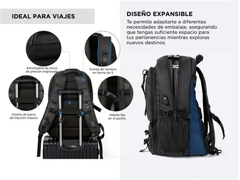 Mochila Para Viajes Gadnic Litros Gadnic