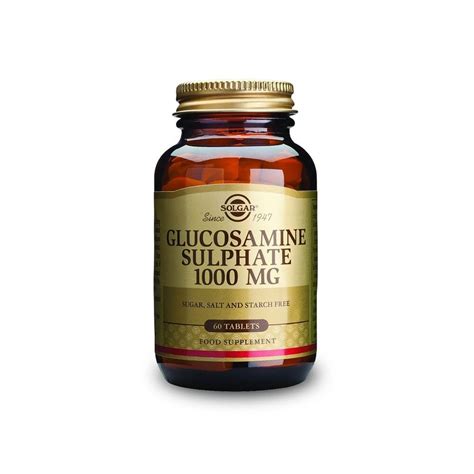 Solgar Glucosamine Sulfate 1000 Mg 60 Tablet TheLifeCoShop