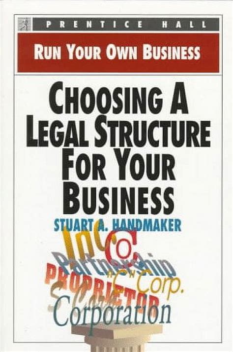 Choosing A Legal Structure For Your Business Run Your Own Business