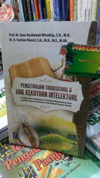 Jual Buku Pengetahuan Tradisional Dan Hak Kekayaan Intelektual Di Lapak