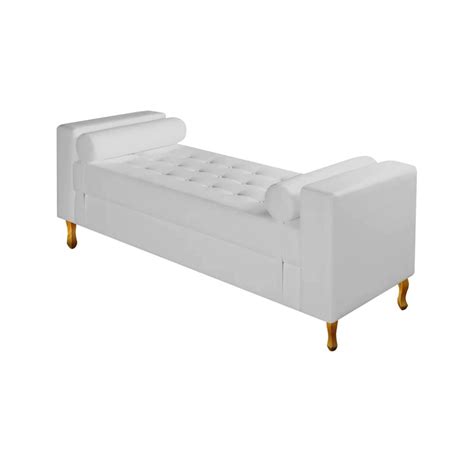 Div Recamier Sof Ba F Lix Cm Corano Branco Am Decor Submarino