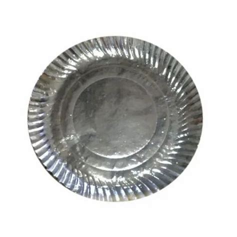 Wrinkle Silver Paper Plate Packaging Type Packet At Rs 9 Piece In