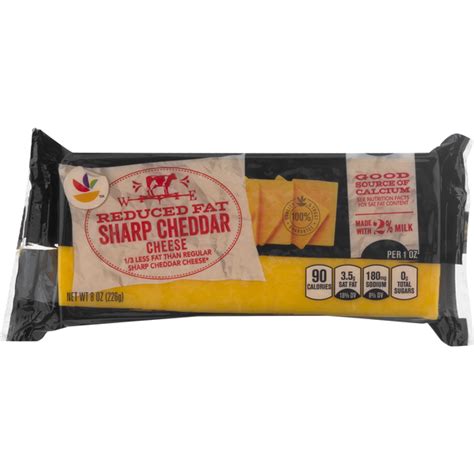 Save On Stop Shop Reduced Fat Sharp Yellow Cheddar Cheese Block Order