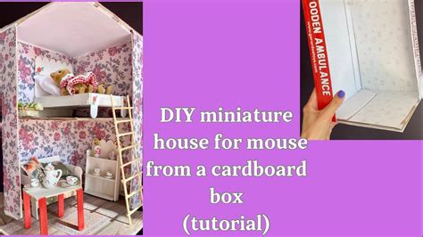 Diy Miniature Cardboard Housetutorial Using Ice Cream Sticks Youtube