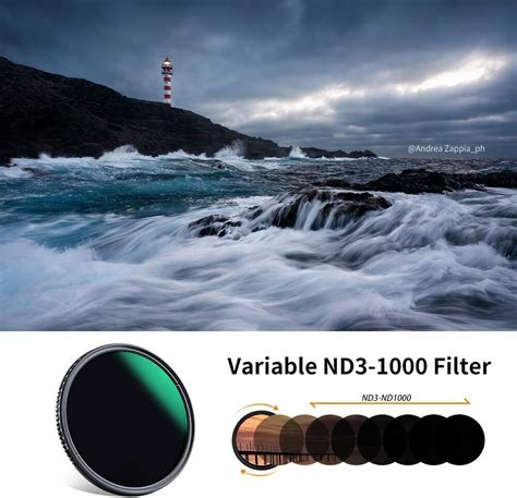 K F Concept 77mm Variable ND Filter ND3 1000 Neutral Density Camera