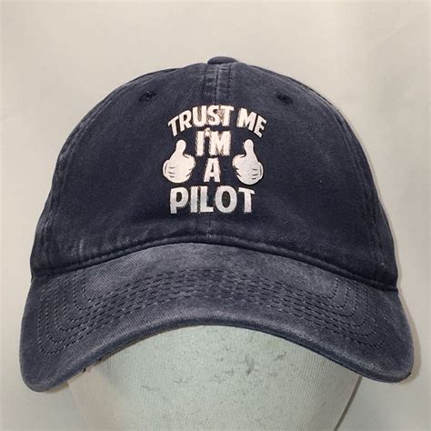 Funny Quotes Hat Trust Me Im A Pilot Baseball Cap Mens Hats Etsy