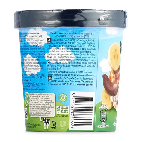 Ben Jerry S Helado Chunky Monkey Ben Jerry S Tarrina 465 Ml